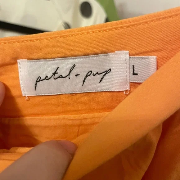 Petal & Pup Vibrant Orange Maxi Skirt - Picture 2 of 3